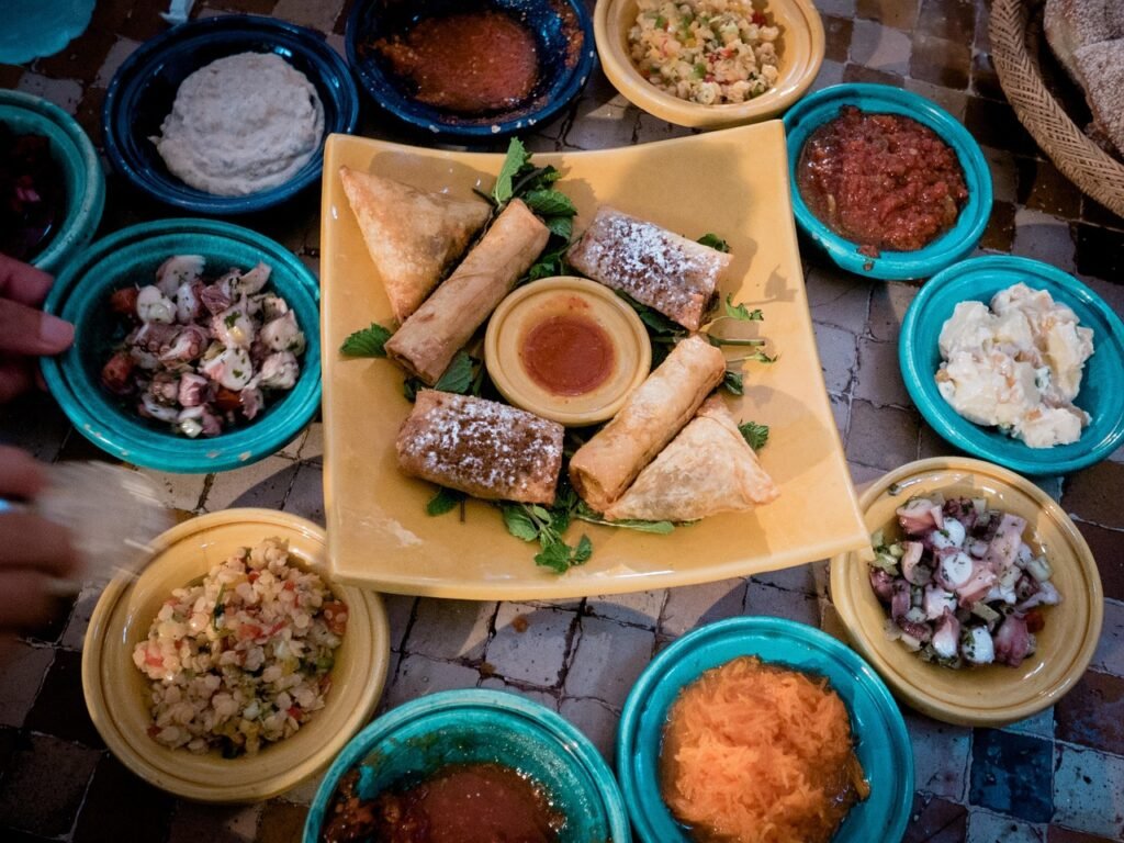 peel, appetizers, dips, dumplings, sauces, vegetables, salads, seafood, dishes, enjoyment, tasty, table, restaurant, pleasure, moorish, moroccan, arabic, oriental, bowls, meal, food, gastronomy, gourmet, traditional, yummy, dip, speck, morocco, casablanca, lasquala, morocco, morocco, morocco, morocco, morocco, casablanca, casablanca